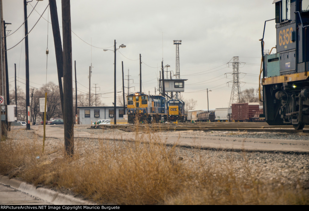 CSX Locomotives in the Yard